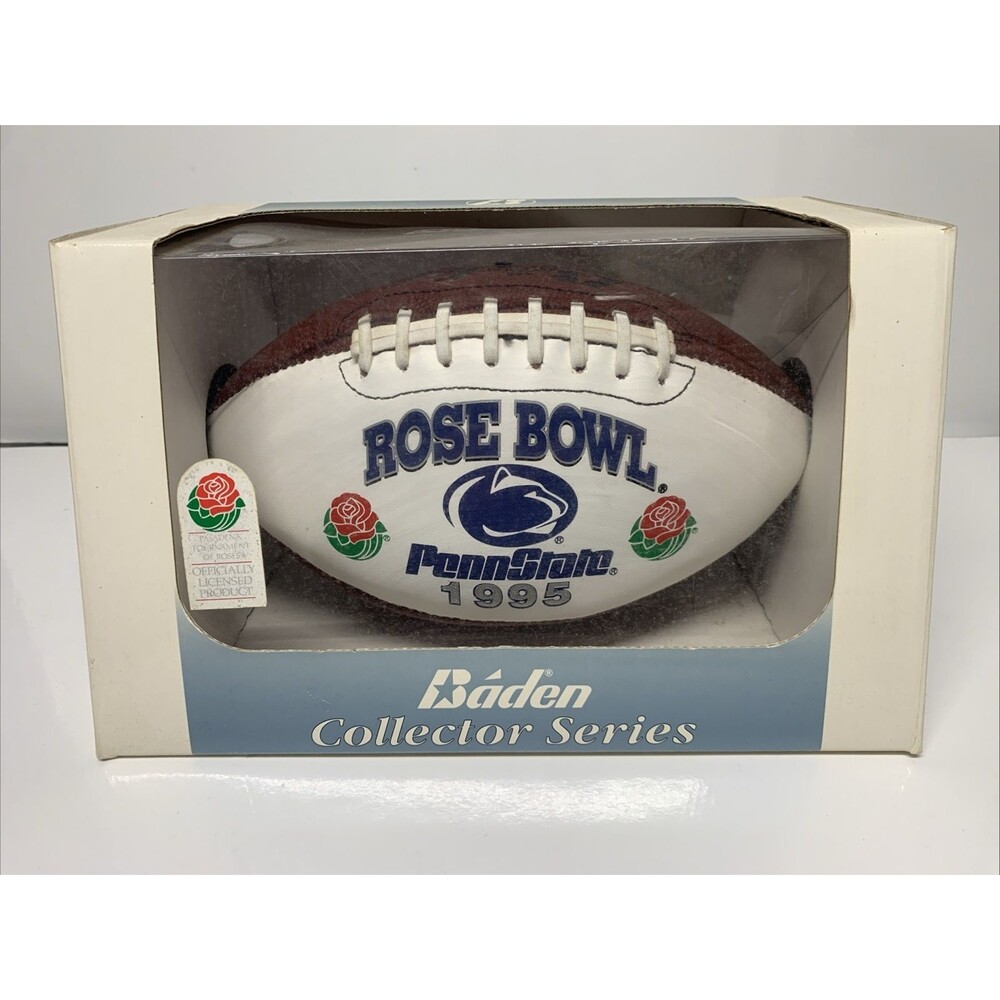VINTAGE Baden 1995 ROSE BOWL GAME FOOTBALL PENN STATE NITTANY LIONS In BOX